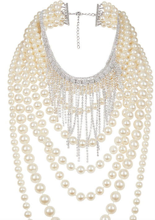 COLLAR DE PERLAS. Si no tienes perlas cultivadas, luce con orgullo tu collar de perlas falsas, como Jackie Kennedy. (WGSN)