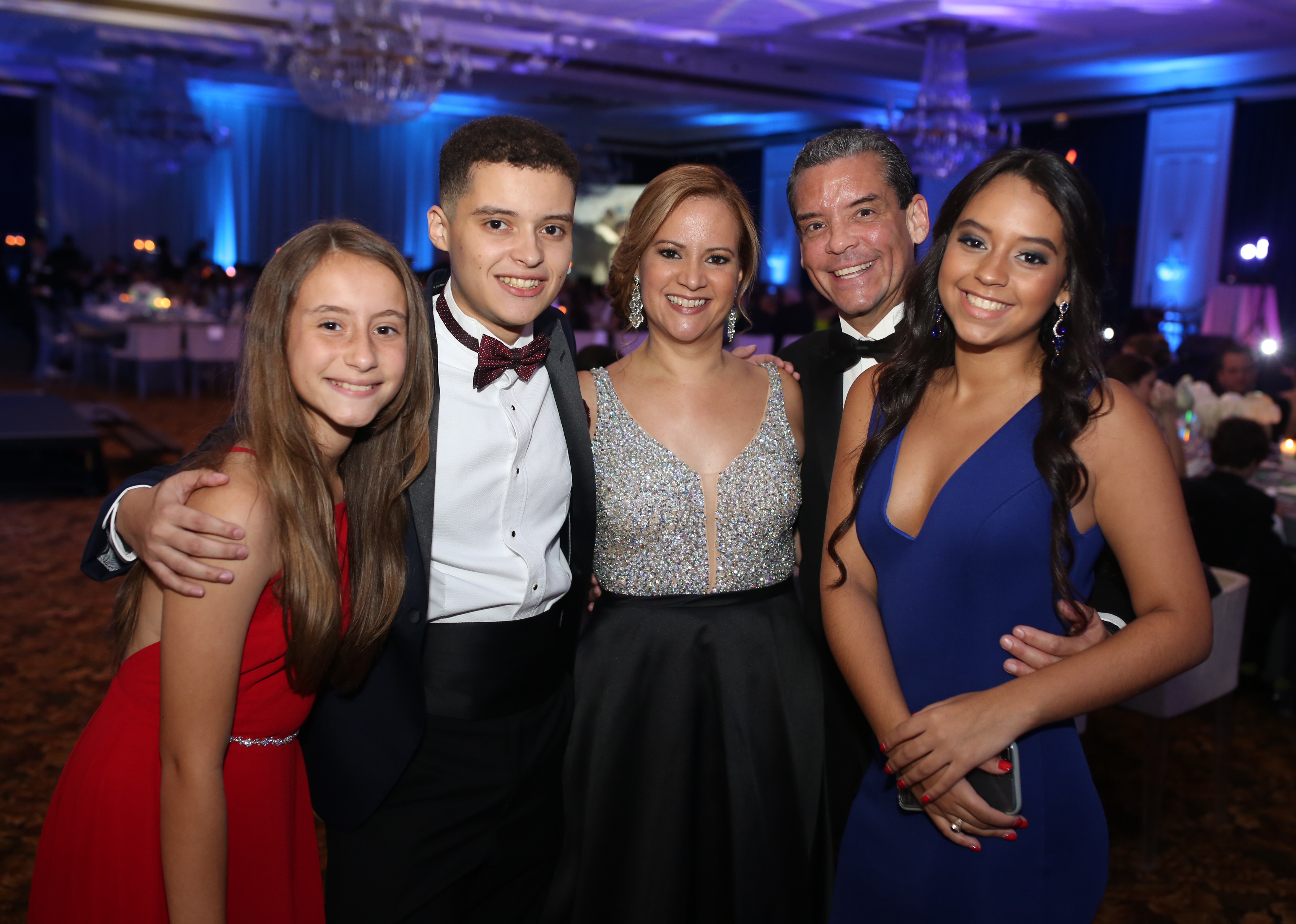 Isabella, Leo, Zulma, Leo y Patricia Díaz. Foto José R. Pérez Centeno.