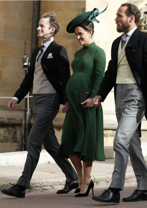 Pippa Middleton y su esposo, James Matthews. (AP)