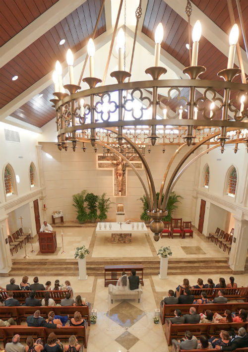 Ceremonia: Parroquia Stella Maris. (Suministrada)
