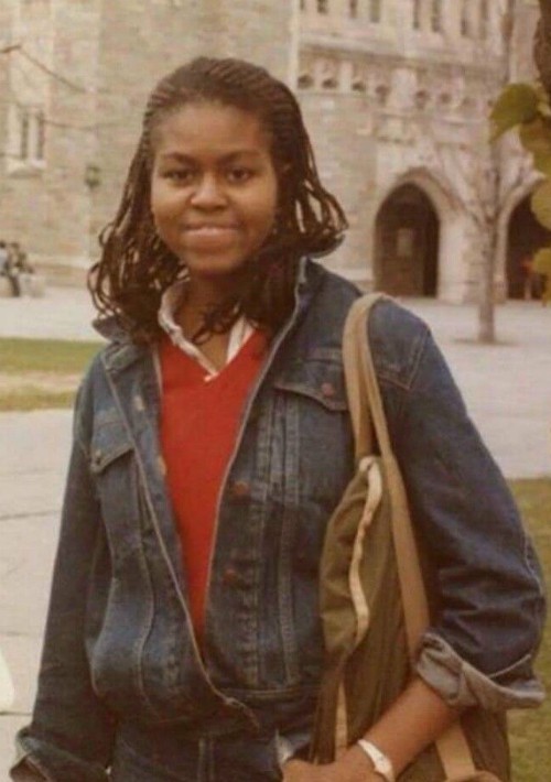 Como estudiante de Princeton en el 1983.