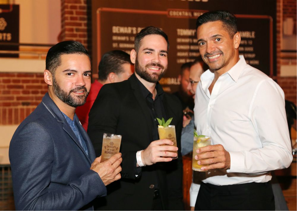 Javier Charlesman, David Rivera y Luis Acevedo. (Nichole Saldarriaga)