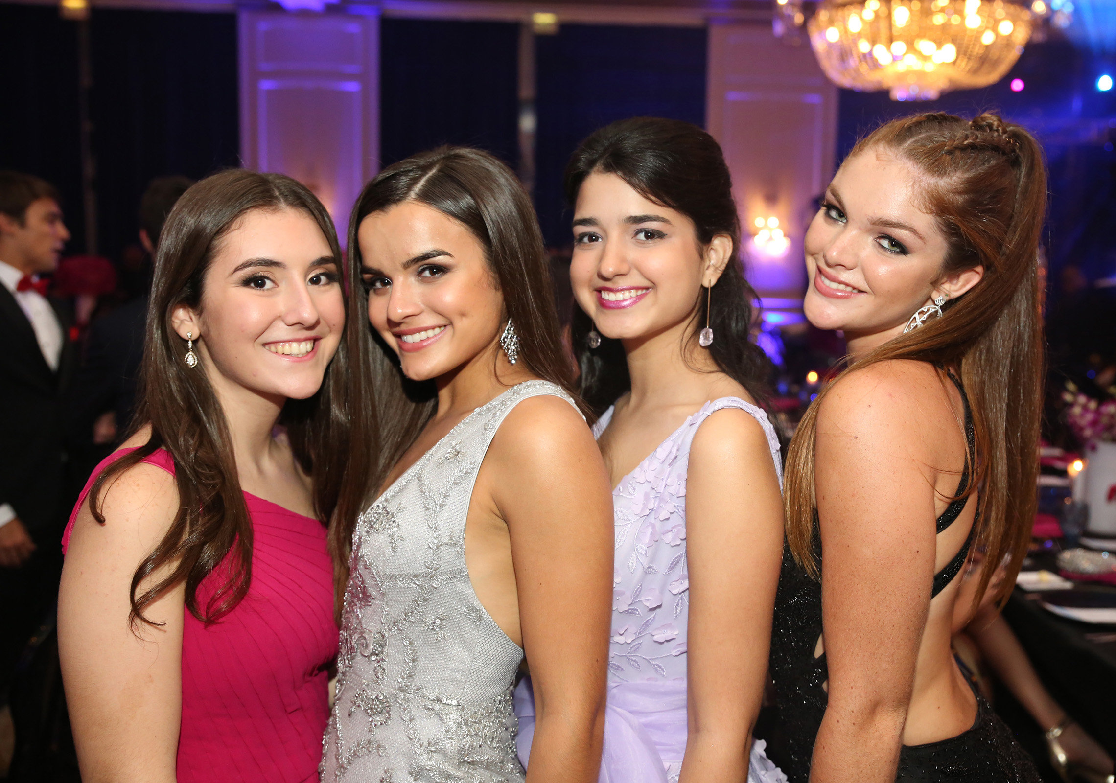 Ana Vélez, Julianna Bruce, Isabella Haddock y Fabiola Gierbolini. (José R. Pérez Centeno)