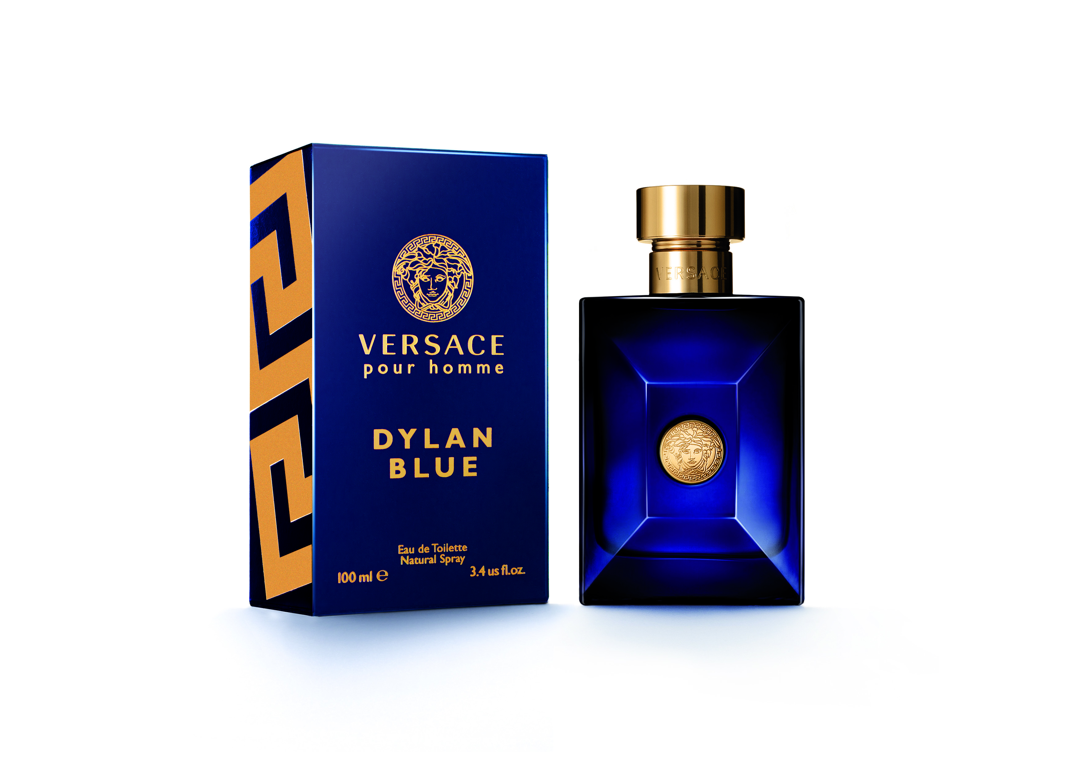 Perfume para caballero Dylan Blue de Versace. (Suministrada)
