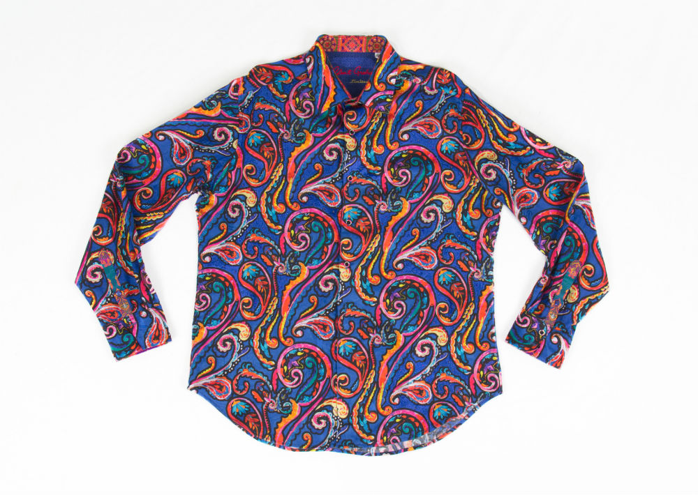 Camisa para hombre Robert Graham de Roma. (Suministrada)