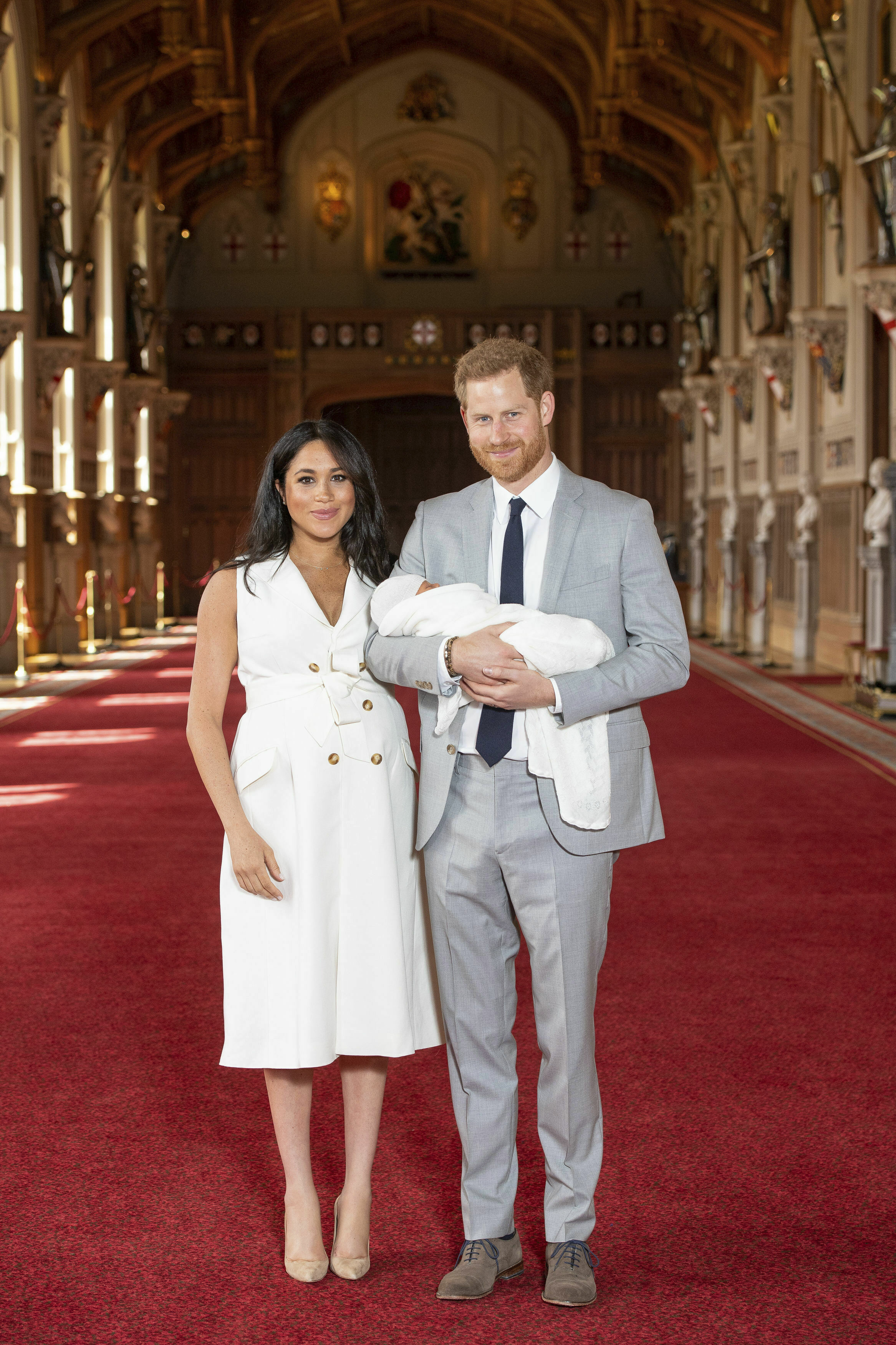 El 6 de mayo de 2019 Meghan y Harry recibieron a su primogénito, al que llamaron Archie Harrison Mountbatten-Windsor. (Archivo)