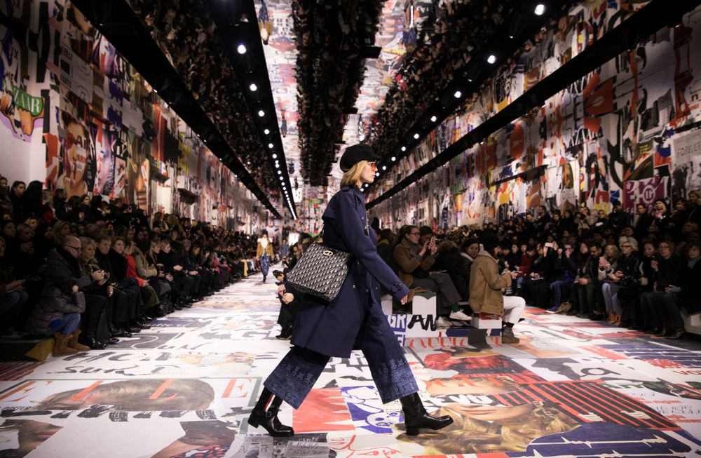 Colección otoño-invierno 2018 de Dior. (Foto: AP)
