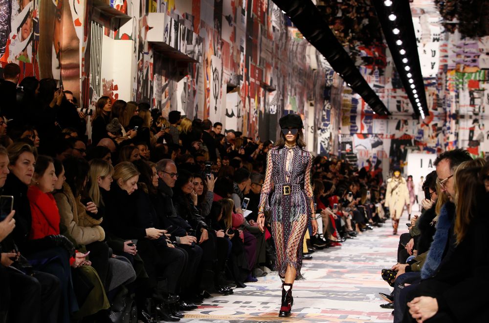 Colección otoño-invierno 2018 de Dior. (Foto: AP)