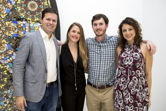 Edward y Jillian McGrath junto a Tom Schultz y Kathleen Borschow. Foto Xavier García.