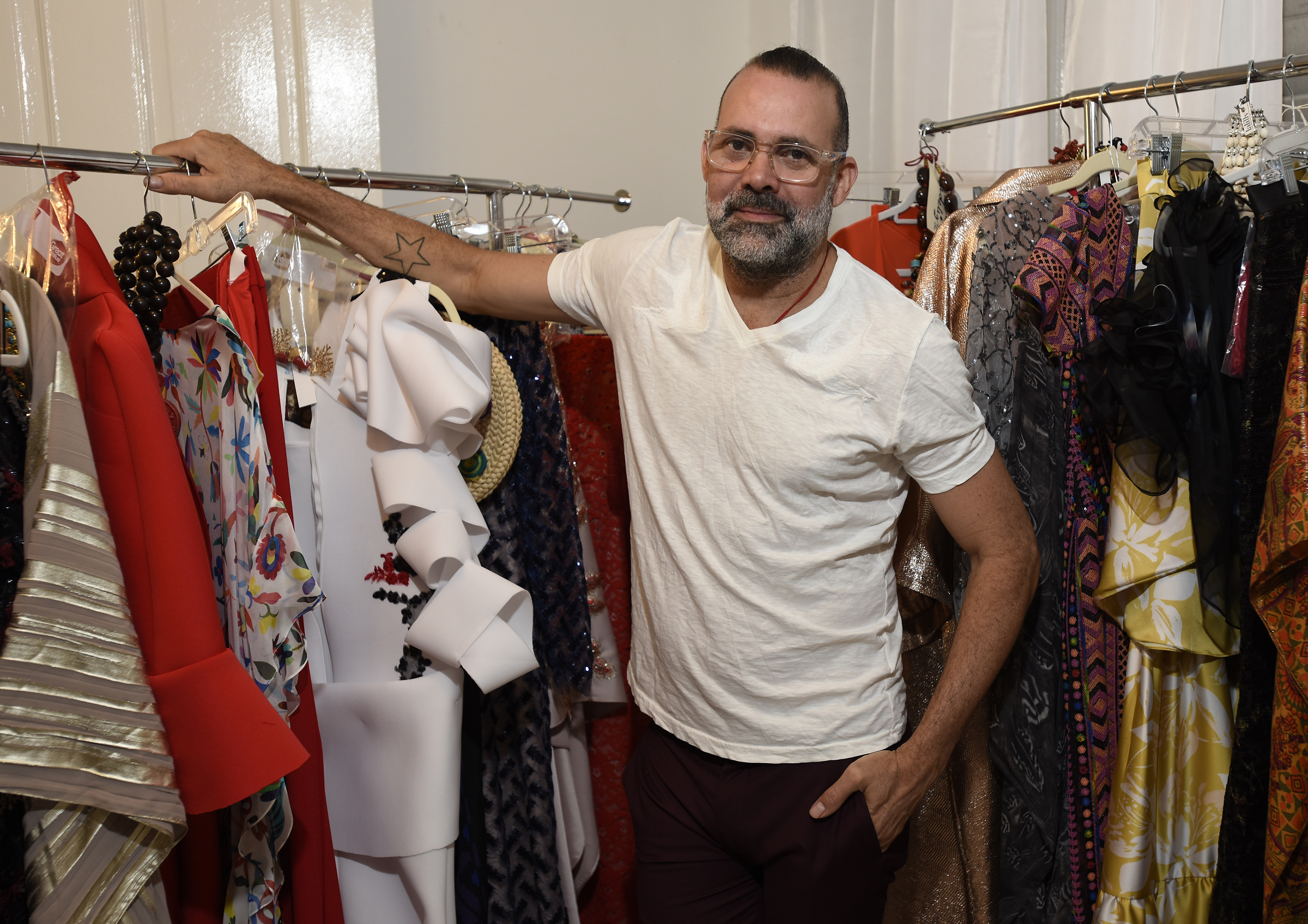 El diseñador David Antonio. Foto Ángel Luis García
