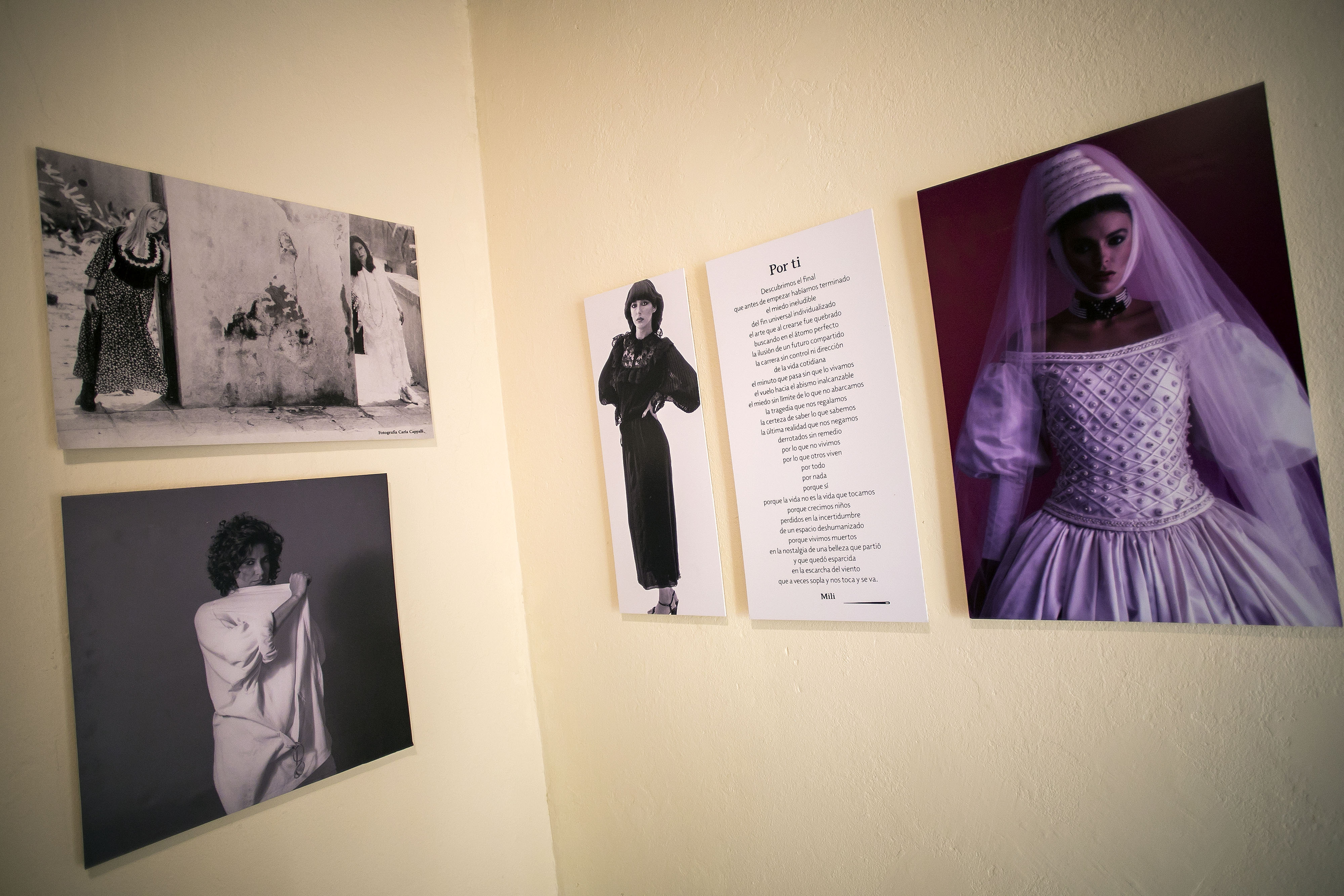 La exposición es una continuación del libro “Mujer Mili Milagros” que publicó a finales del año pasado. (Foto: Xavier García)