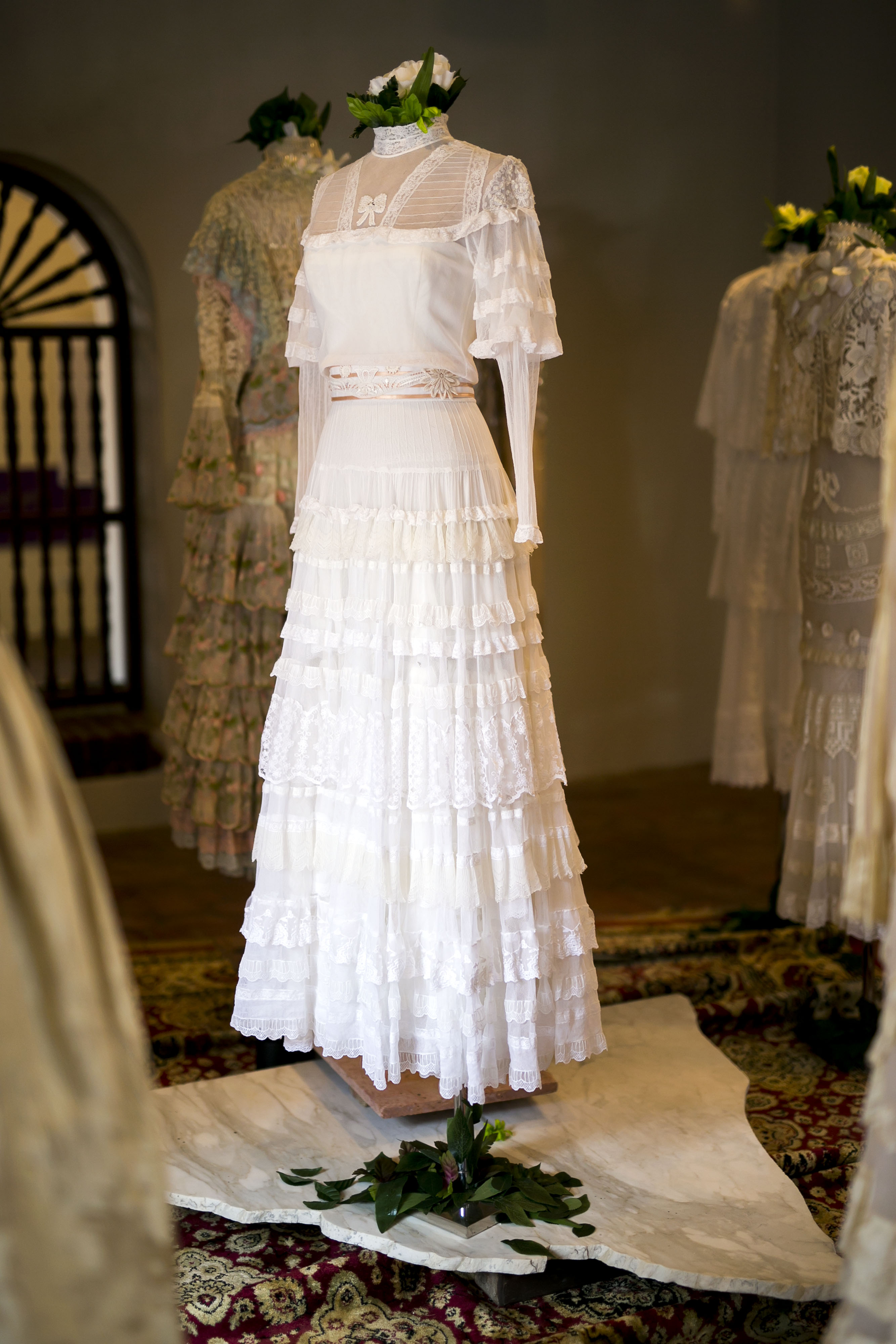 El encaje era uno de los textiles favoritos de Arango. (Foto: Xavier García)