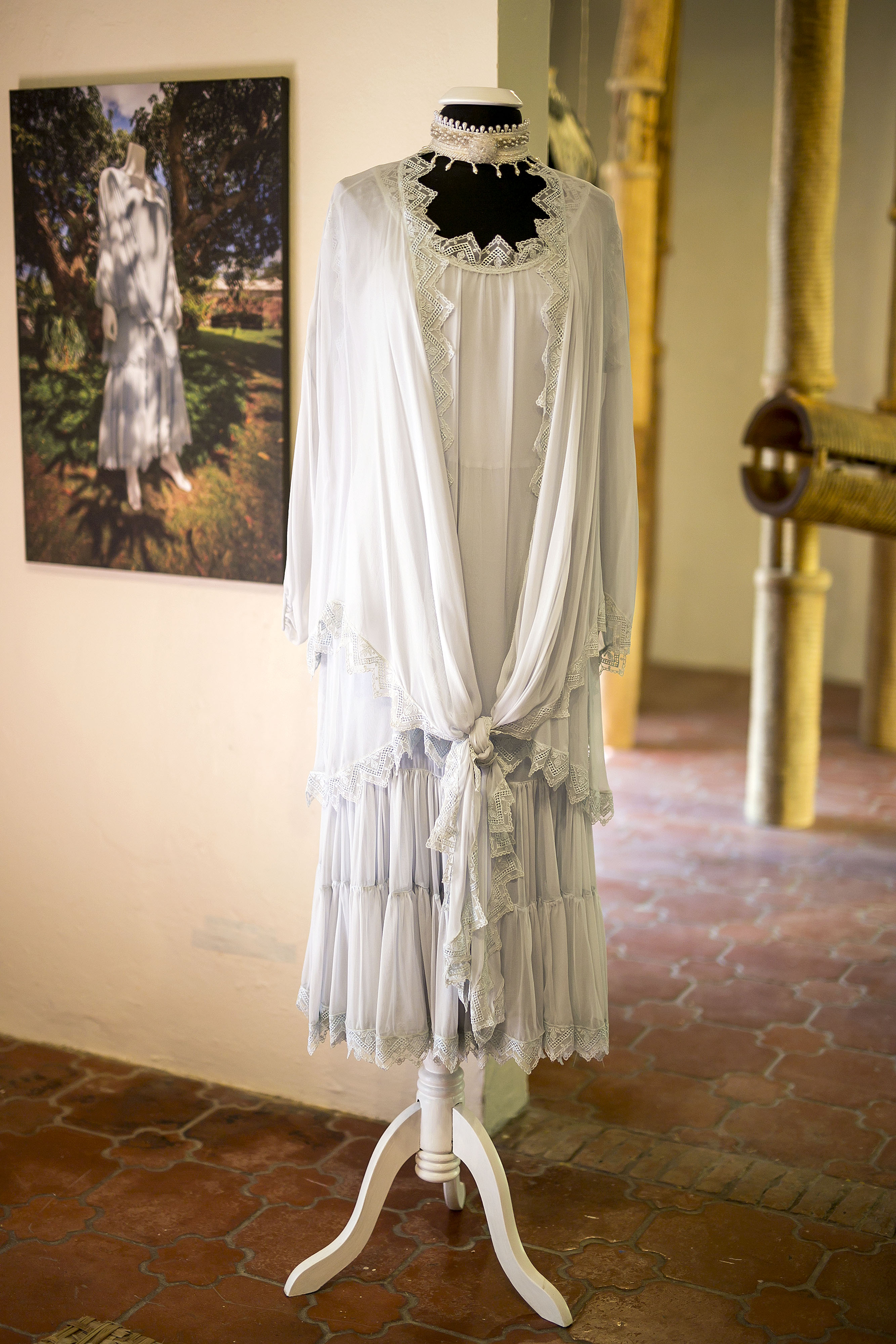 En la exhibición hay vestidos que pertenecen a una colección especial de Cappalli y piezas de algunas de las clientas de Arango que fueron prestadas para la ocasión. (Foto: Xavier García)