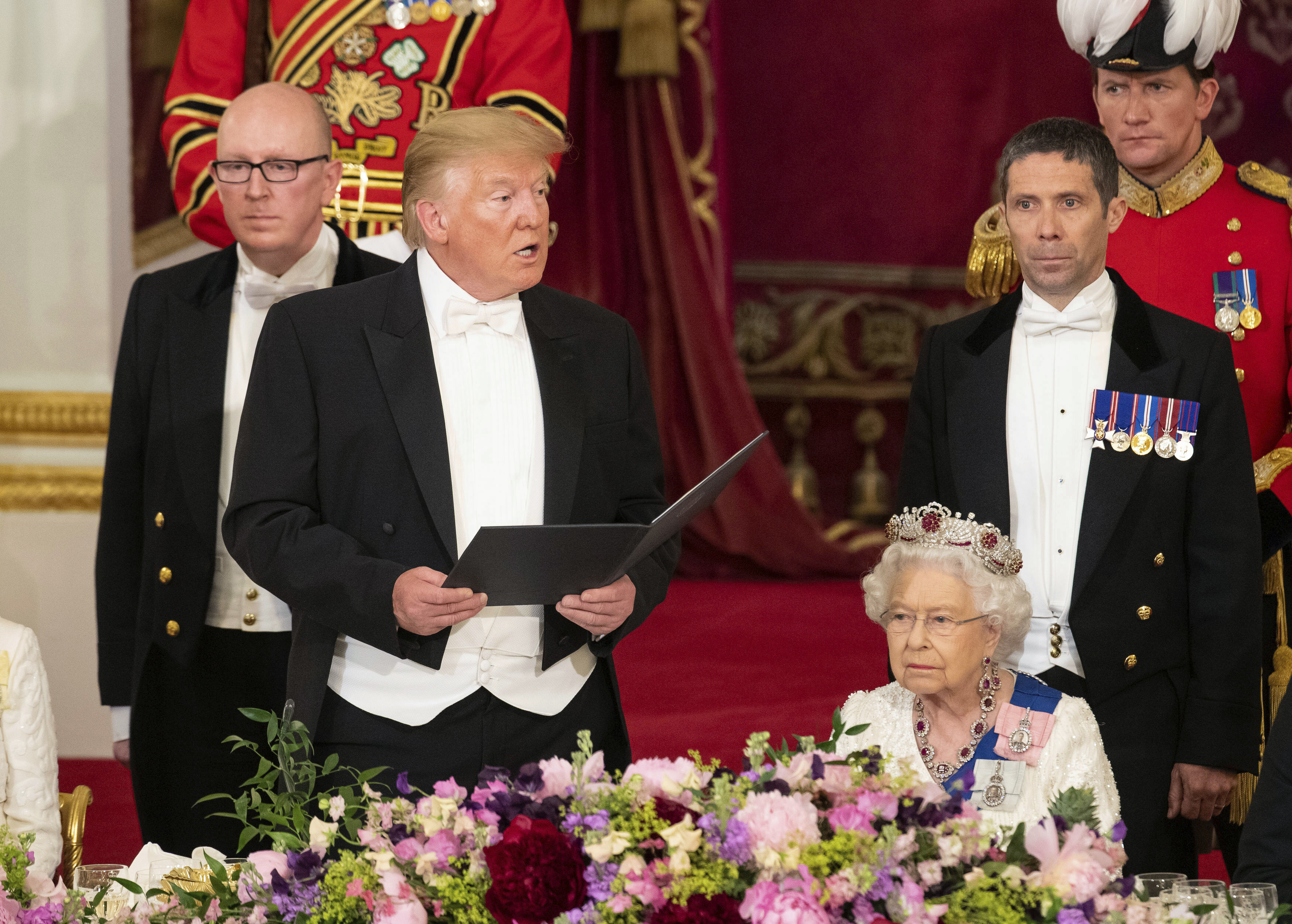 Donald Trump durante su discurso. (AP)
