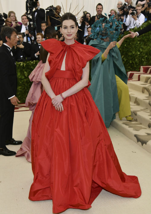 La actriz Anne Hathaway (AP)