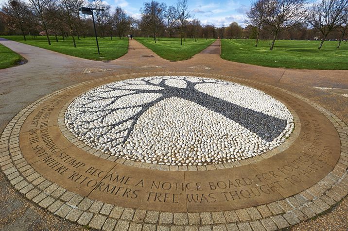 The Reformer´s Tree en Hyde Park.
