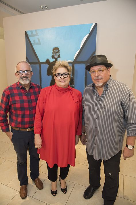 Rafael Irizarry, Sylvia Villafañe y Carlos Dávila Rinaldi. (Foto: Suministrada)