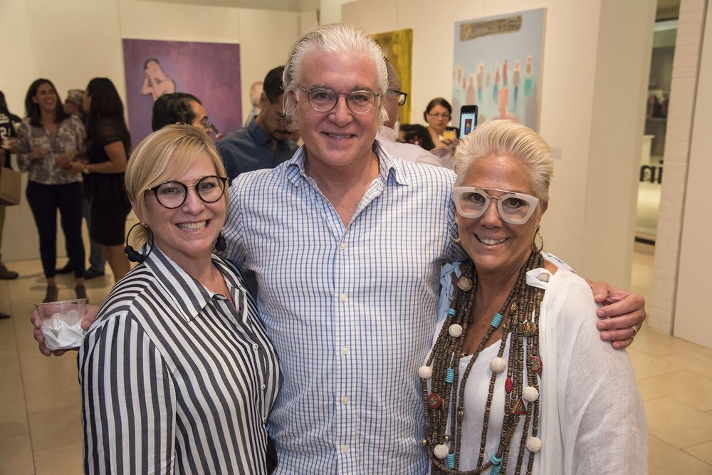 María Cristina Hermida, Jonathan García, Lily Pérez. (Foto: Suministrada)