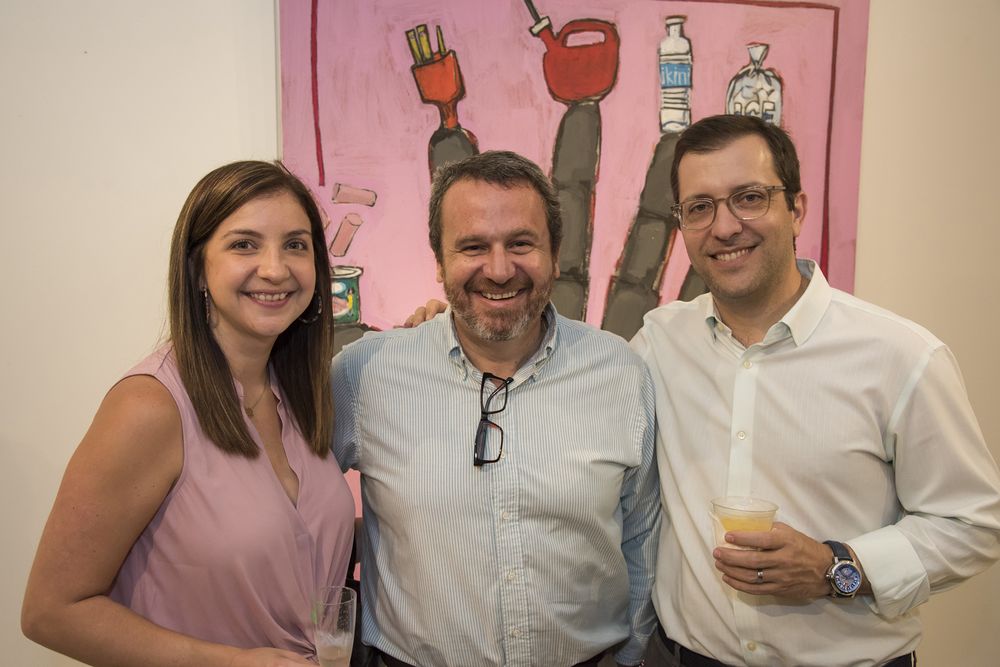 Alexandra Ramírez de Arrellano, Edgardo Palerm y Jorge Benítez. (Foto: Suministrada)