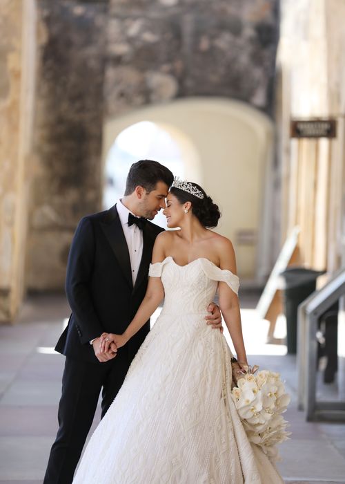 Los novios Aleyda Ortiz y Ricardo Casanova. Fotografia: Keren Photography