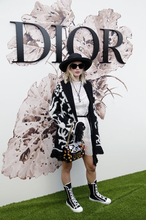 Jennifer Lawrence en el desfile de Dior.