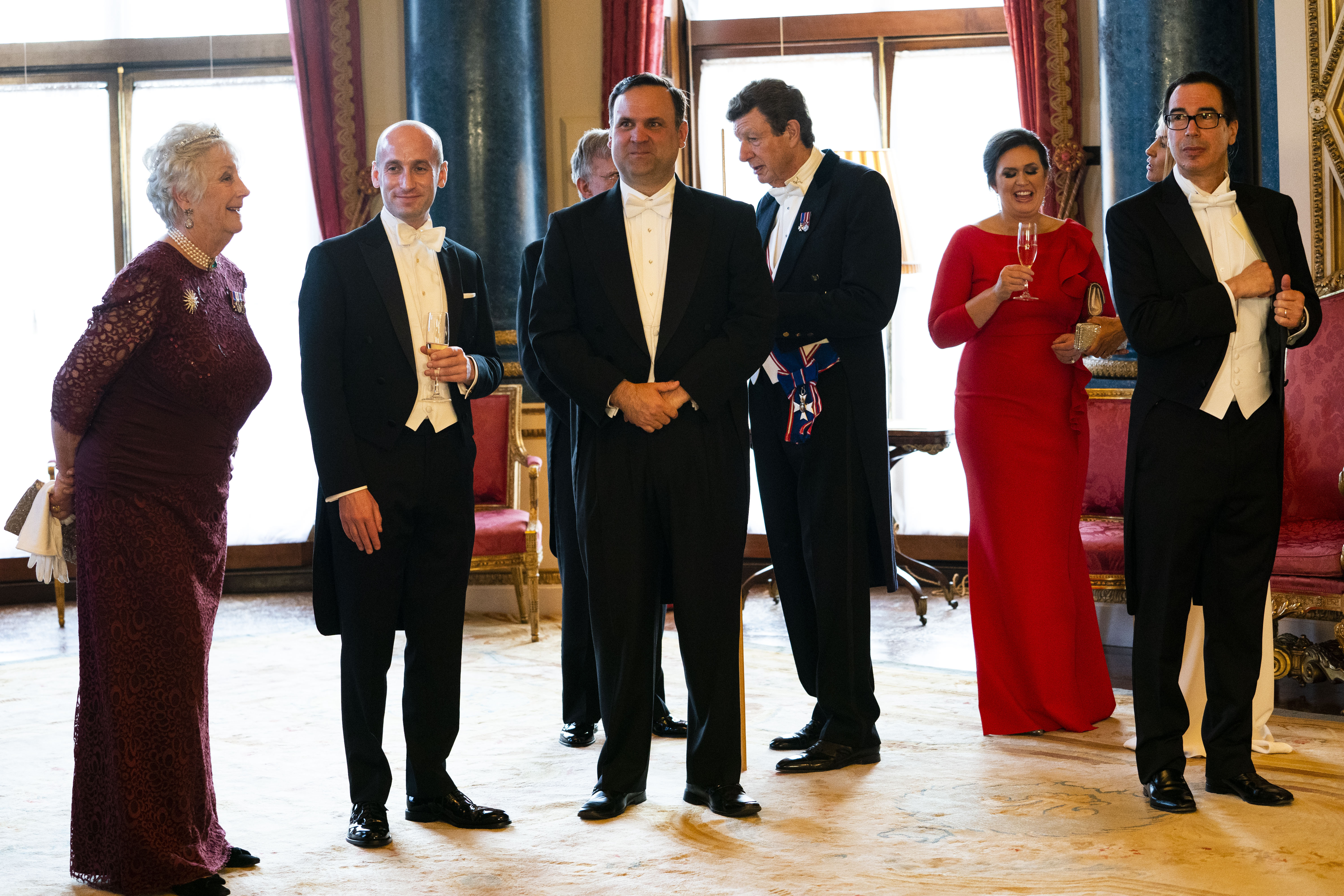 La cena sirvió para enlazar los valores de Estados Unidos y Reino Unido. (AP)