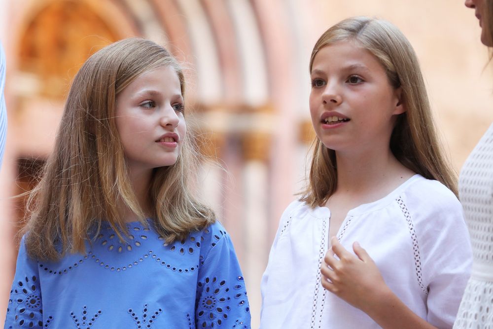La princesa Leonor y la infanta Sofía. (Foto: EFE)
