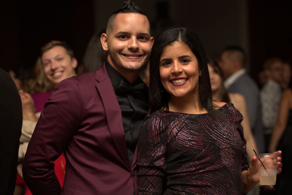 Asistentes a la gala de fin de año del hotel Sheraton. Suministradas