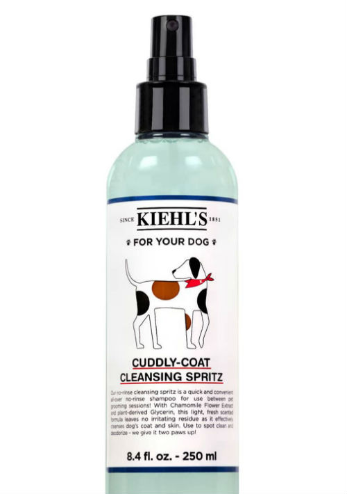 Spritz de limpieza para perros Cuddly-Coat de Kiehl's. (Foto: Suministrada)