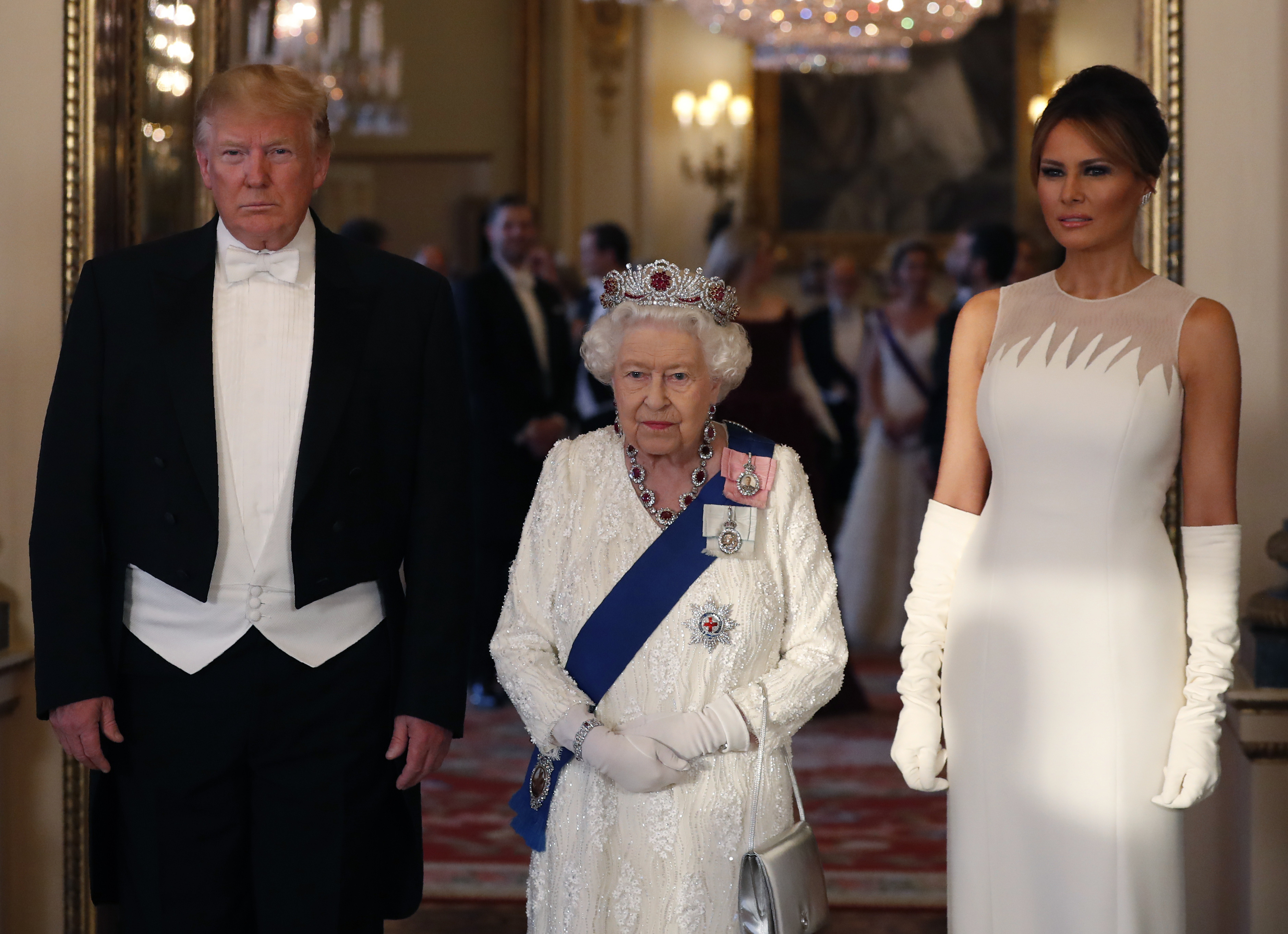El banquete contó con la asistencia de 170 invitados. (AP)
