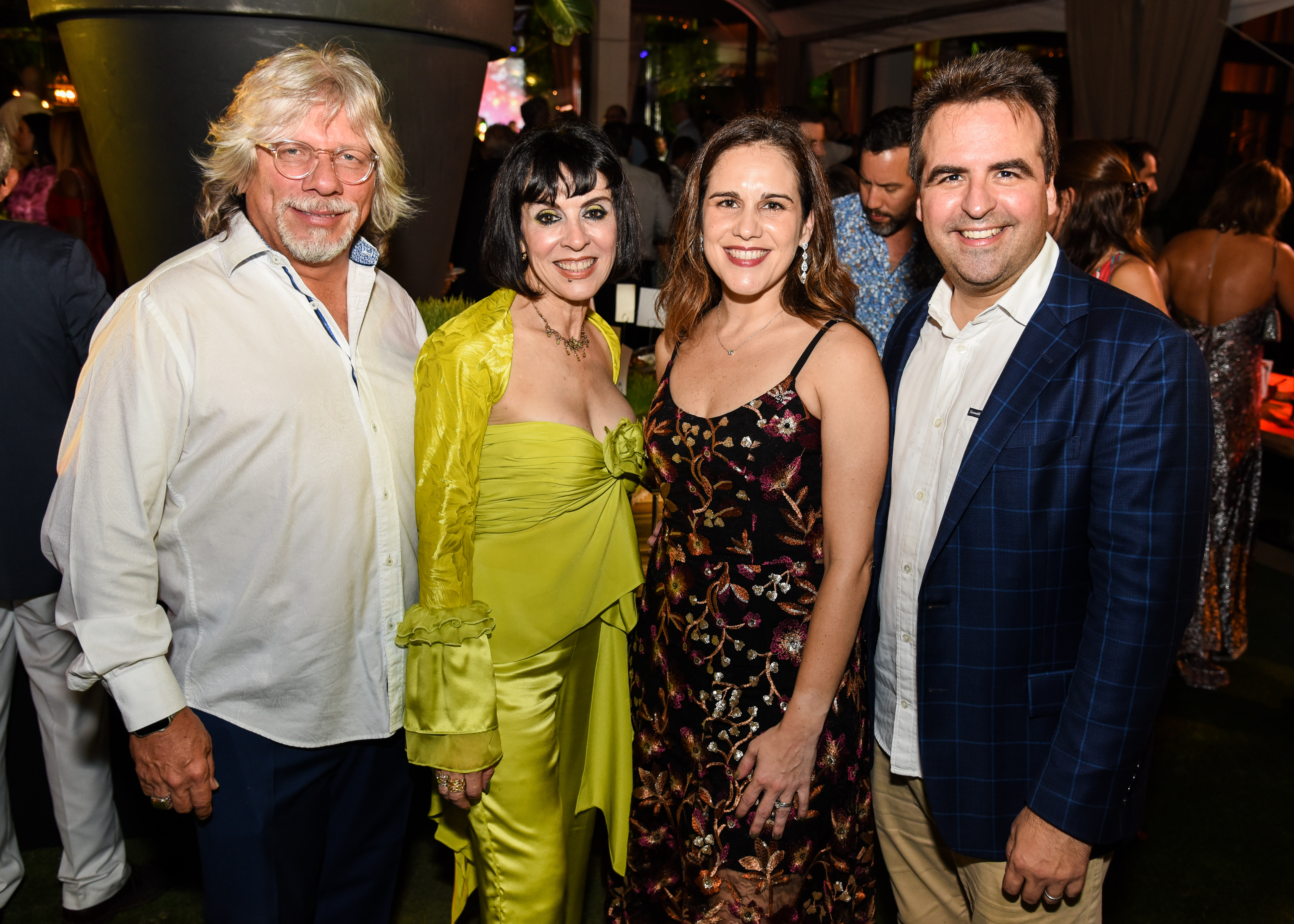 Sajo Ruiz, Chiqui Díaz, Cristina Villalón y Ricardo Álvarez-Díaz. (Enid M. Salgado Mercado)