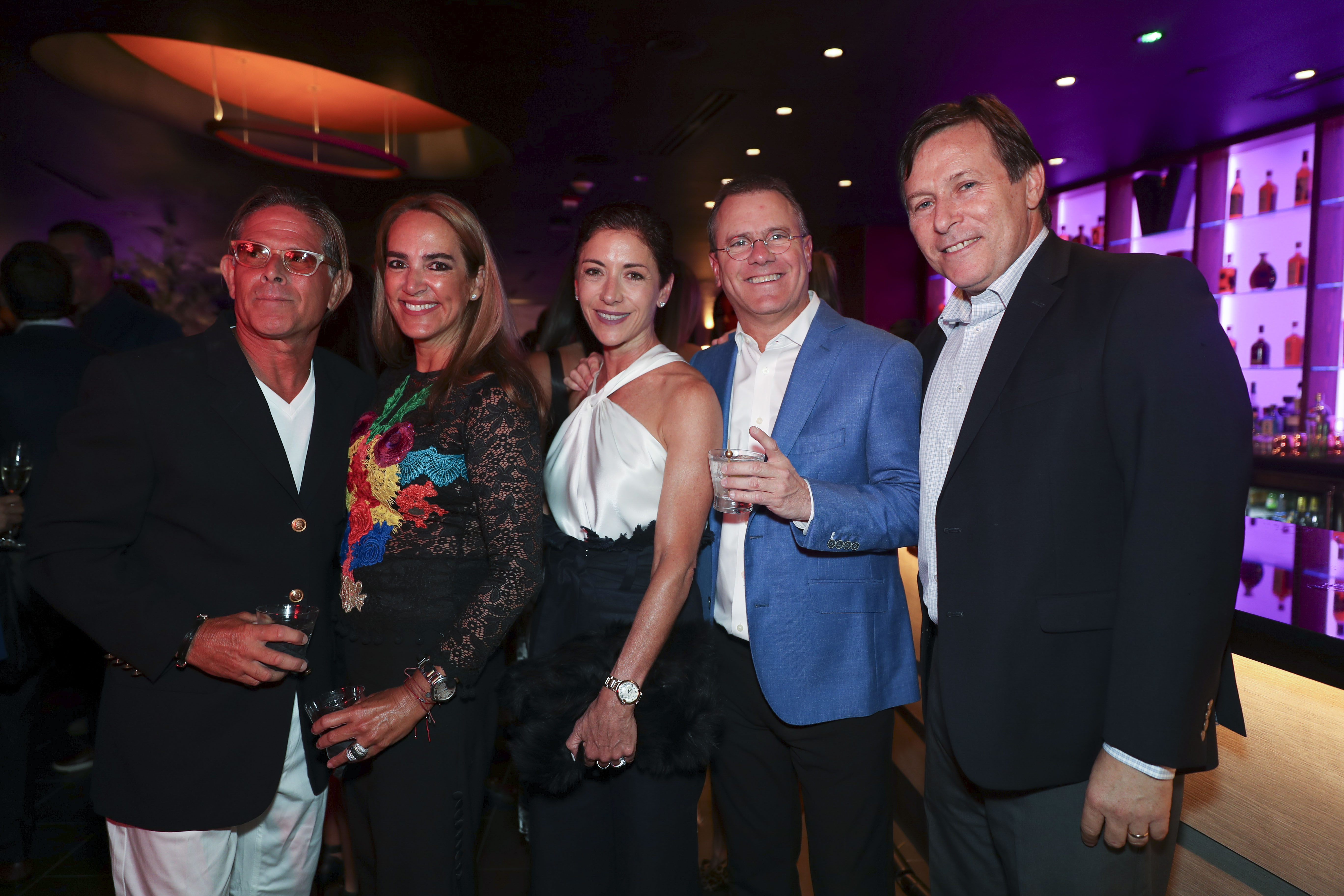 Alejandro y Mariana Aguirrechu, Violi y Tony Casellas y Joel Katz. (Suministrada)