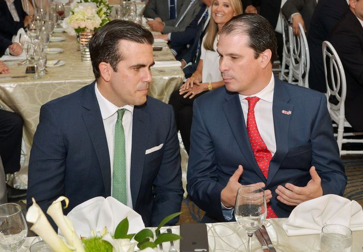 Ricardo Rosselló y Enrique Ortiz de Montellano