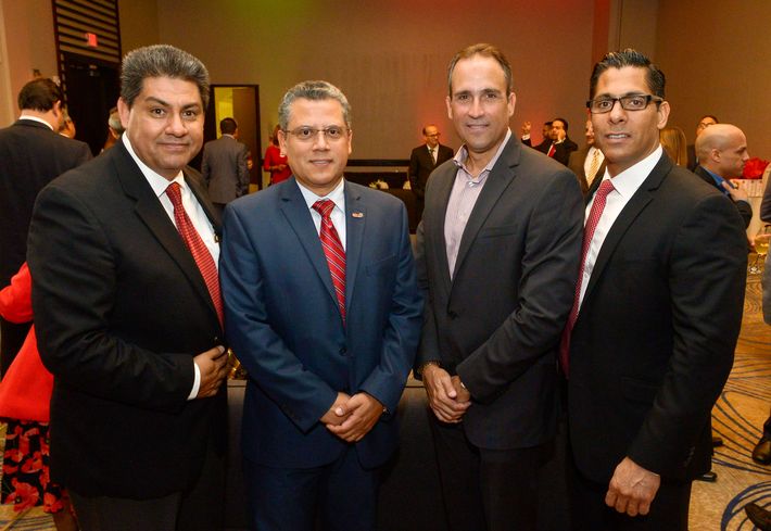 Juan Luis Espinosa, Mario Barrera, Edgardo Rivera y Carlos Escobar