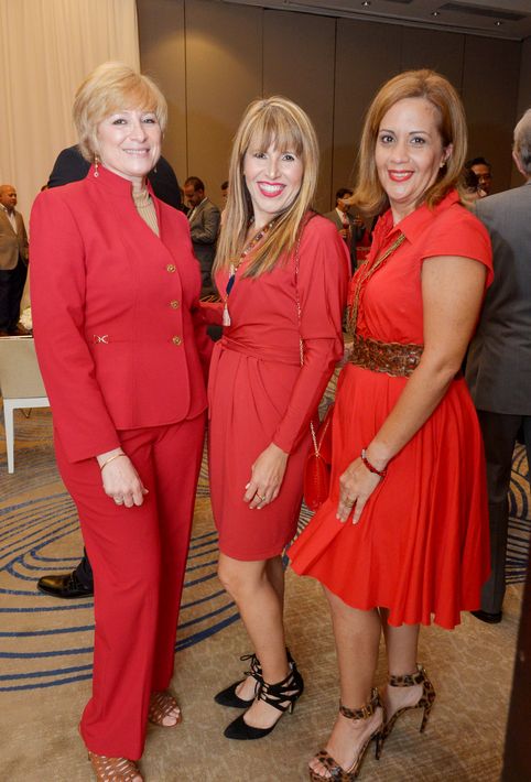 María del Mar Martínez, Rosevelyn Guzmán y Waleska Otero