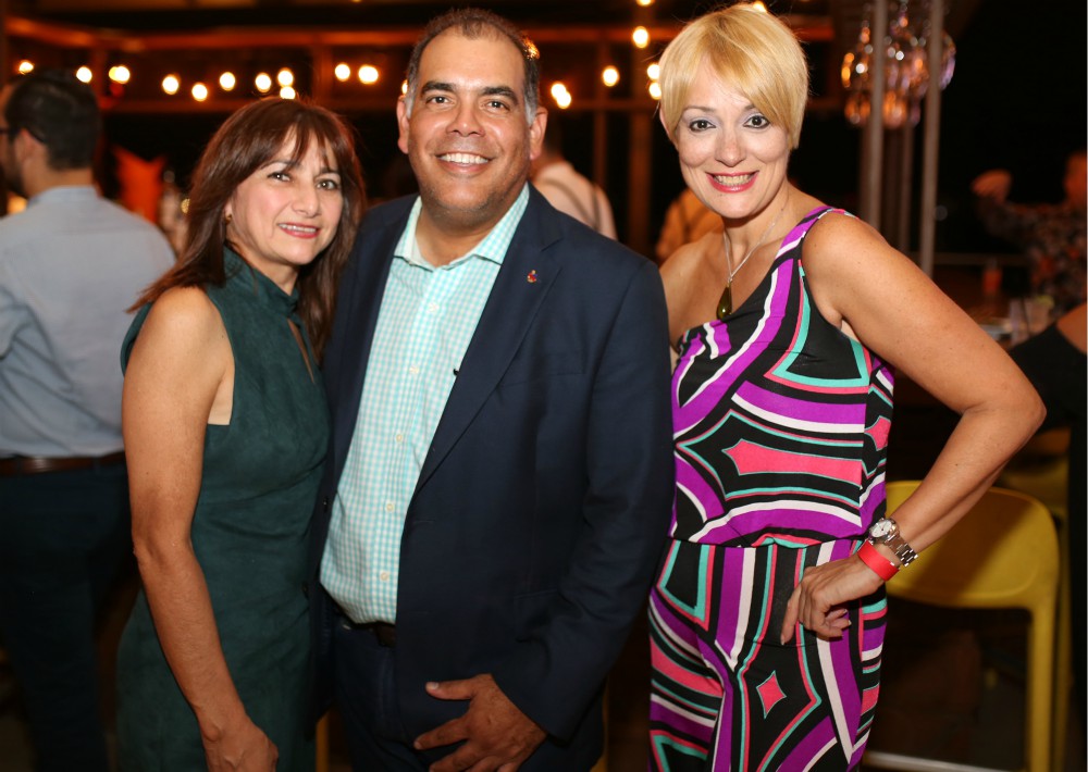 Marisol Acevedo, Freddy Hernández y Brenda Pizarro. (Foto: José R. Pérez Centeno)