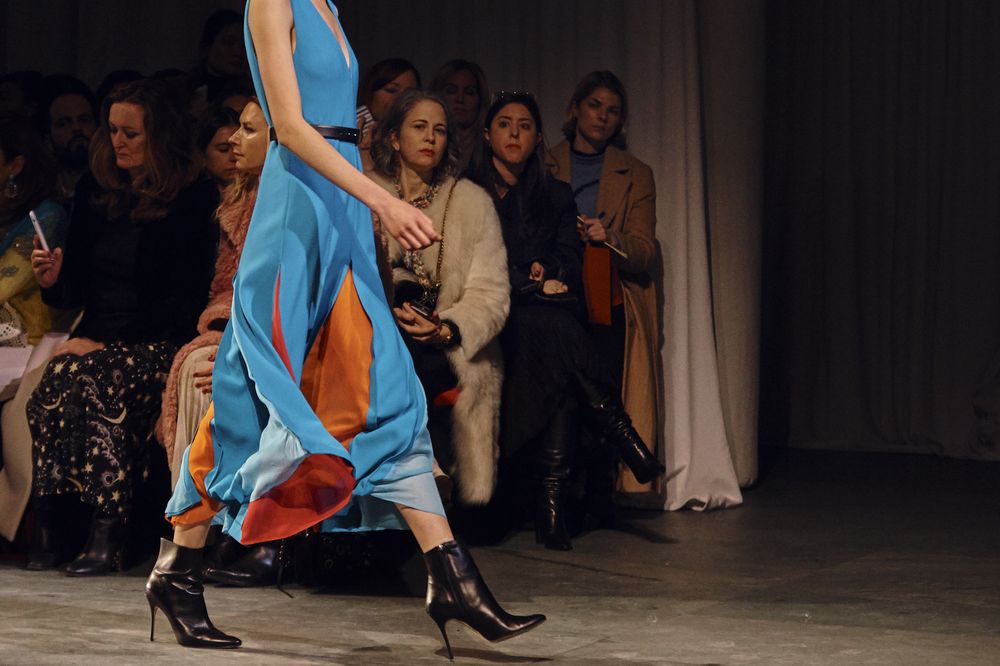 Desfile de Carolina Herrera durante la Semana de la Moda de Nueva York. (Foto: AP)