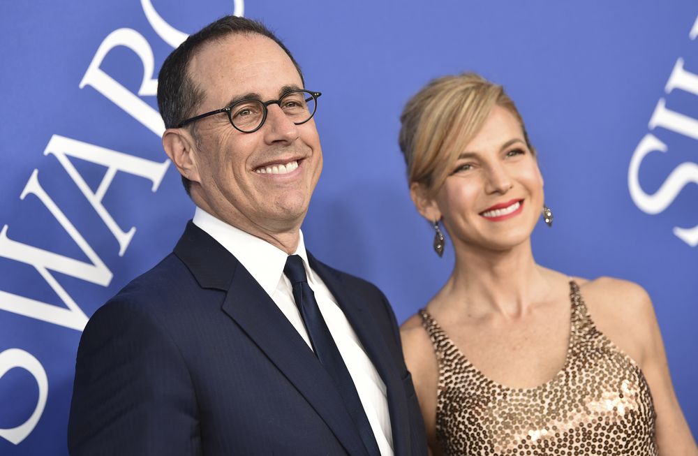 Jerry Seinfeld y Jessica Seinfeld. (AP)