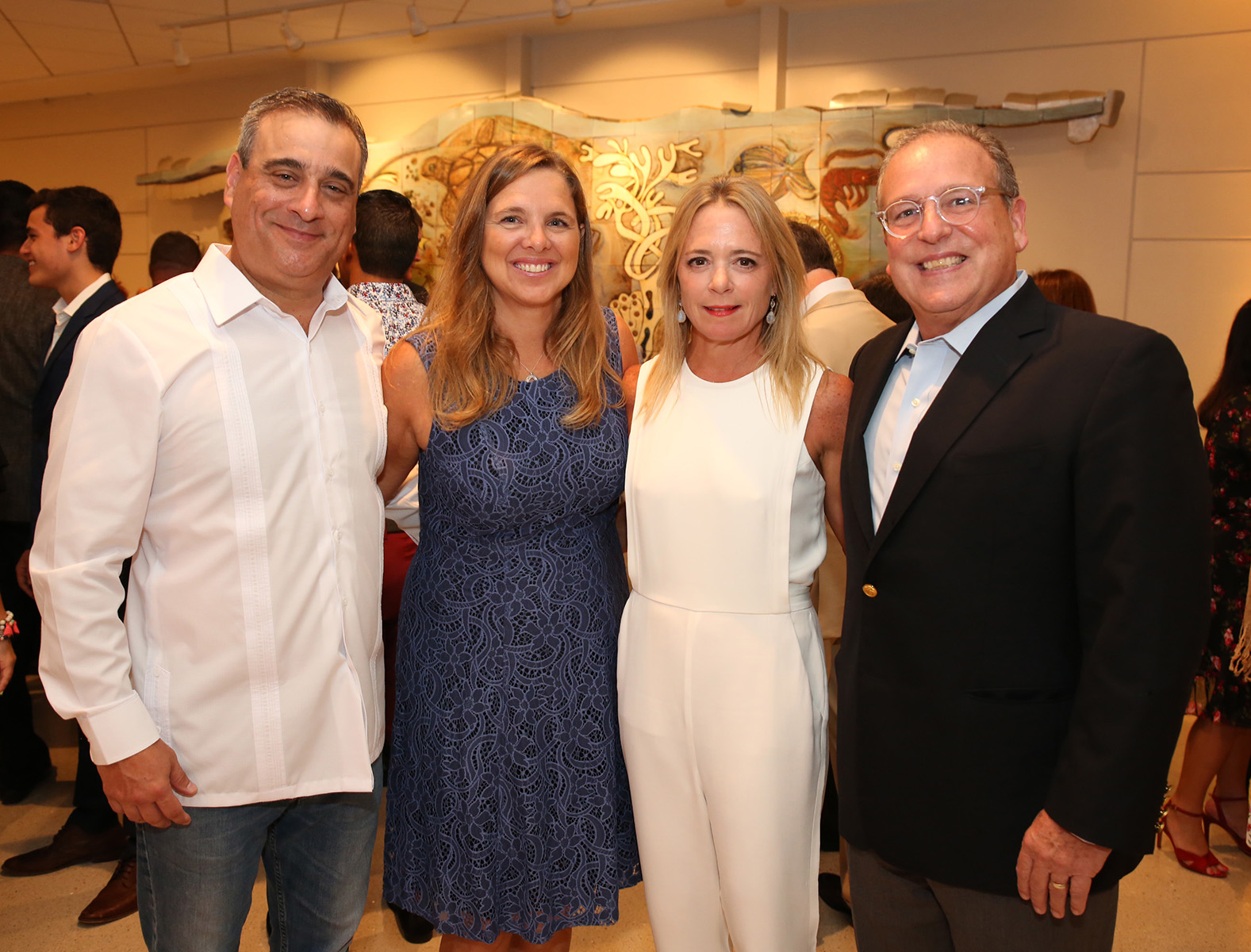 Miguel Simonet, Dolly García, Cristina Fierres y Juan Mario Álvarez.
