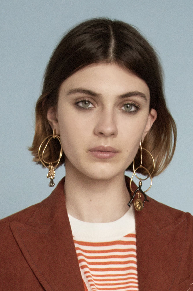 Sonia Rykiel también se sumó a las argollas gigantes. Foto WGSN.