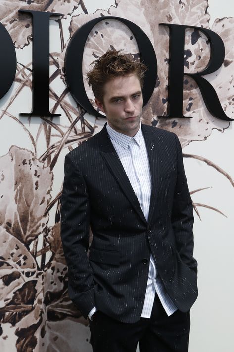 Robert Pattinson en el desfile de Dior.