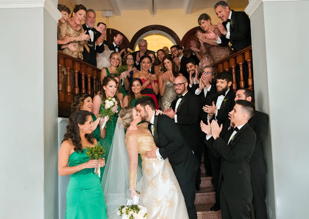 Vestido de la novia: Harry Robles (Suministrada)