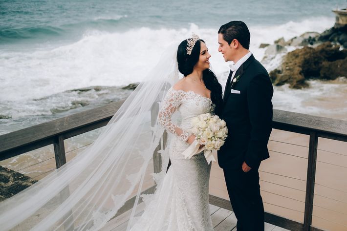 Tocado de la novia- María Elena