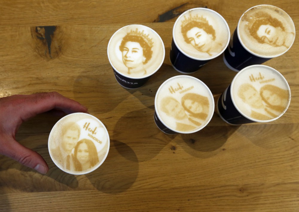 La creatividad llegó hasta la espuma del café en Londres. (Foto: AP)