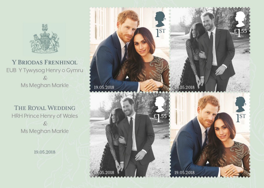 El Royal Mail lanzó los sellos de la serie conmemorativa de la boda (Foto: AP)