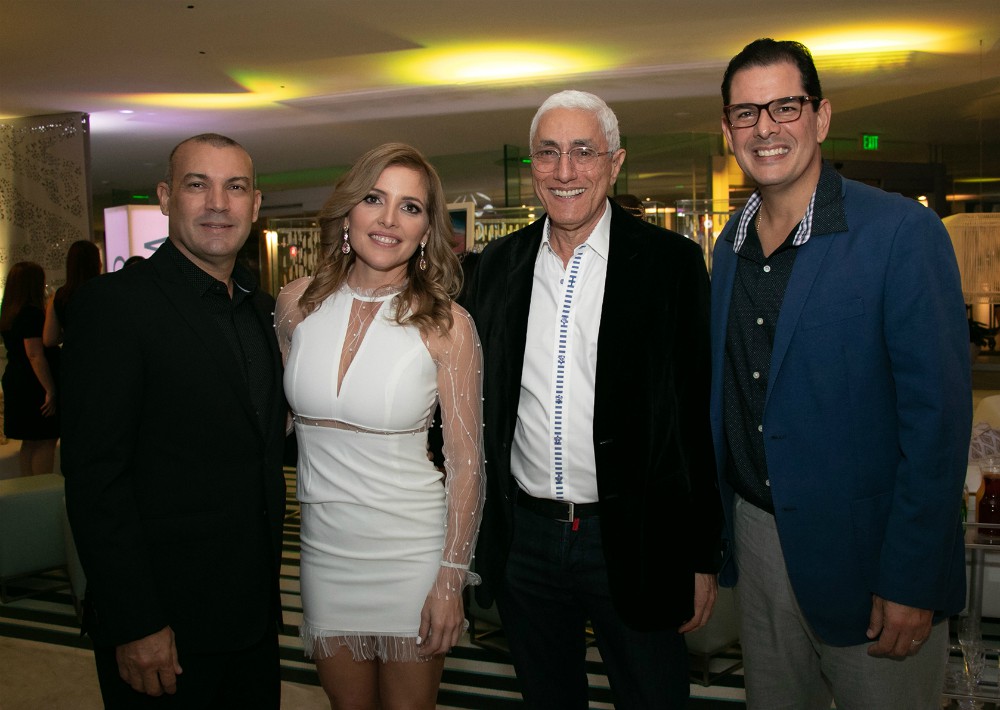 José Padín, Ana Ortiz, Jon Borschow y Peter Hopgood. (Foto Suministrada)