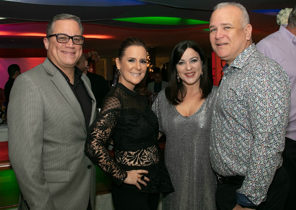 Alberto Cabrer, Noris Miranda, Yassmín González y Miguel Bermúdez. (Foto Suministrada)