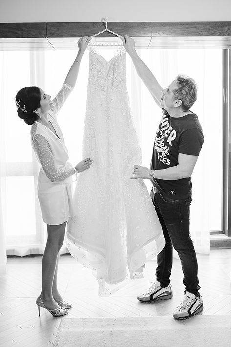 Vestido de la novia: Harry Robles