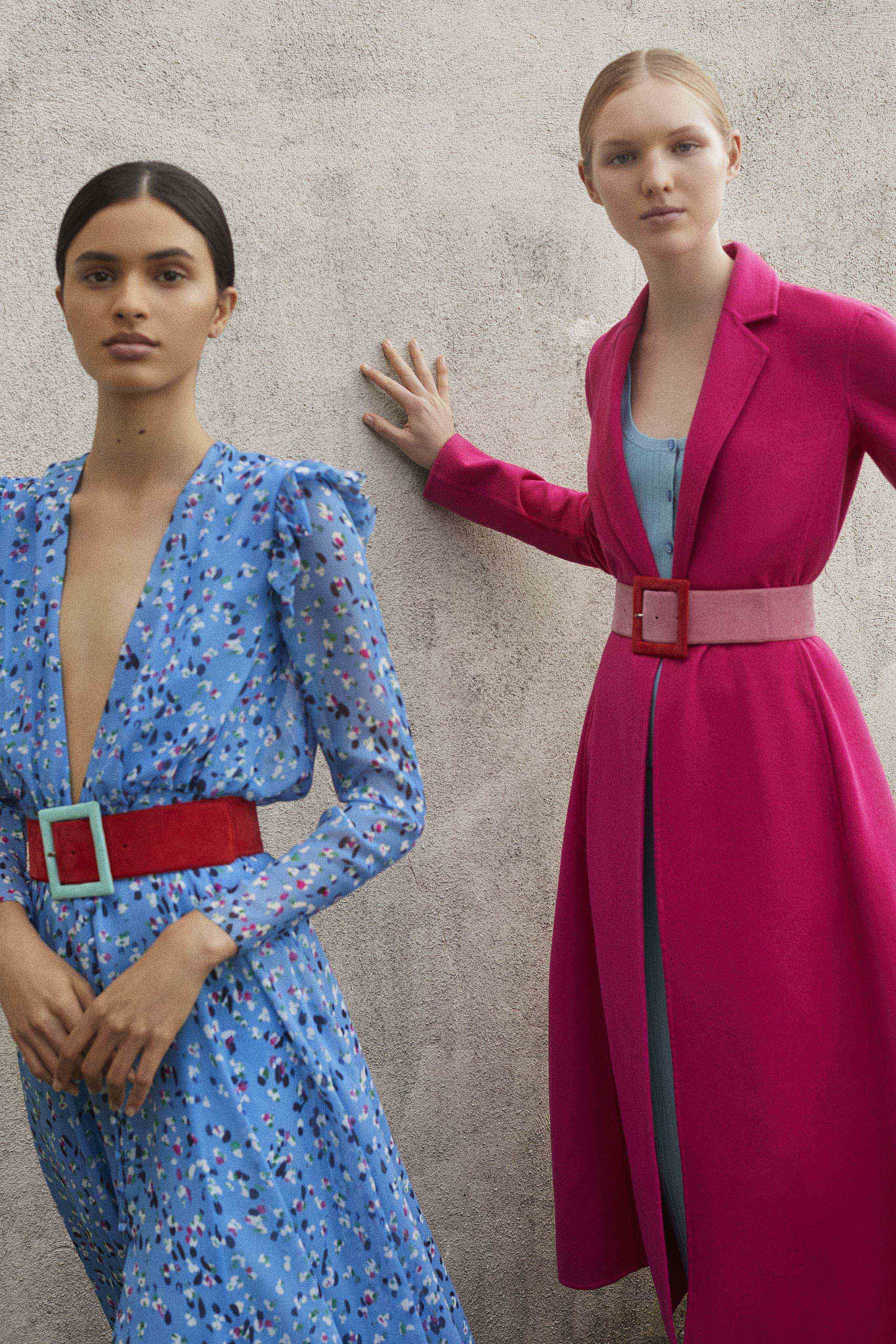 La diseñadora venezolana Carolina Herrera juega con los contrastes sobre la cintura en su colección primavera-verano. Foto: WGSN.