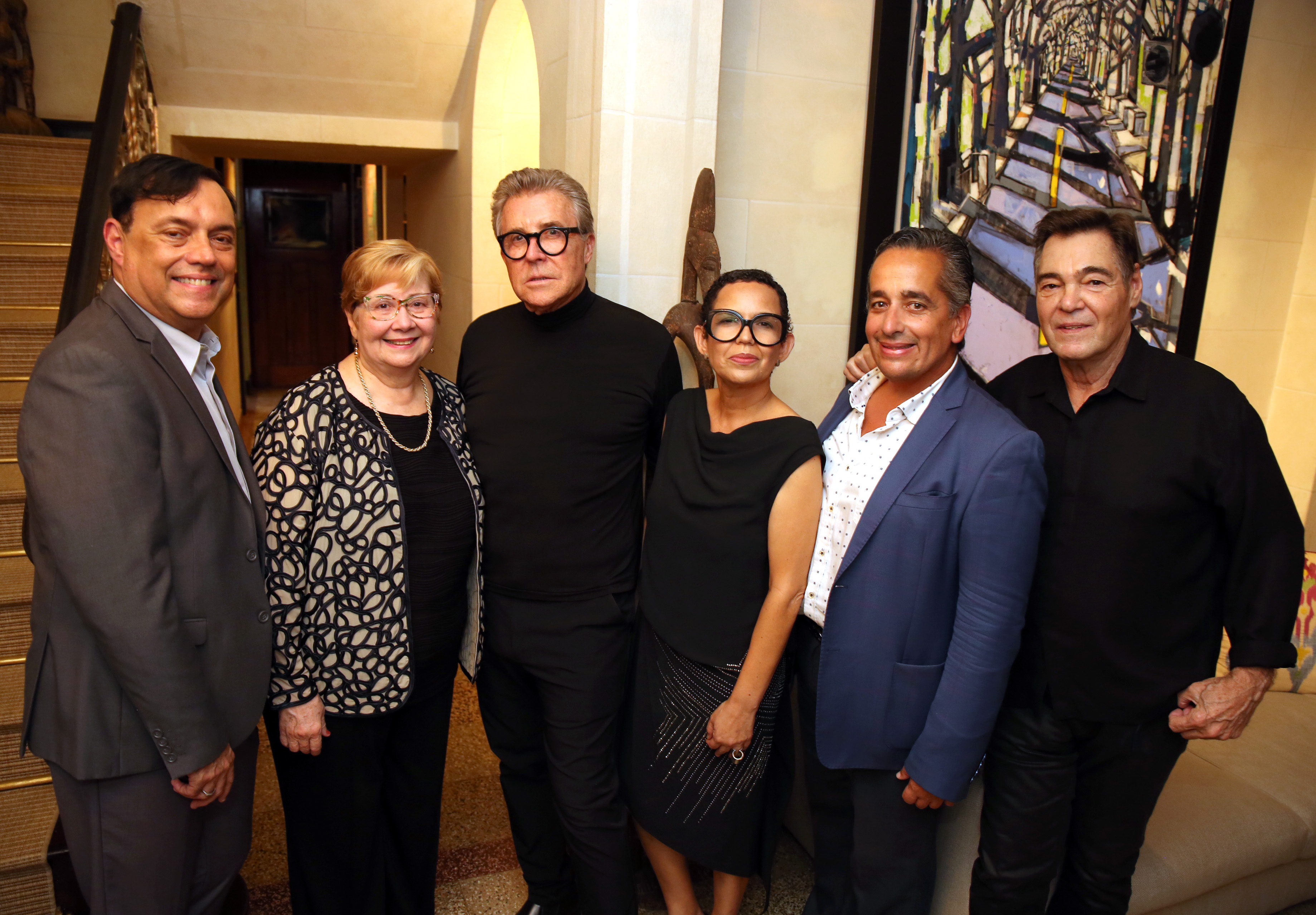 David Méndez, Carmen Ruiz de Fischler, Nono Maldonado, Aurorisa Mateo, Juan Ernesto Ayala y Polo McConnie. (José. R. Pérez Centeno)